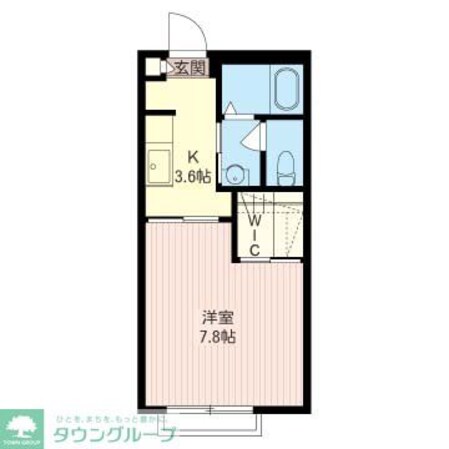 カサベリヤAの物件間取画像